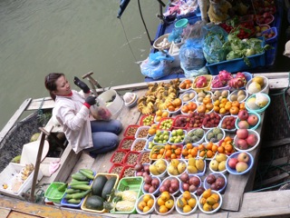 Händler in Halong Bay