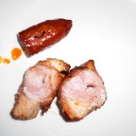 Pute im Speckmantel und eine feurige Chorizo - lecker