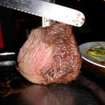 5. Gang: Das Rindfleisch wird sonst oft als letzter Gang serviert