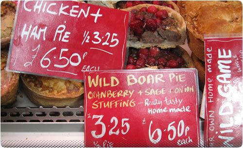 Borough Market: Wildschweinkuchen