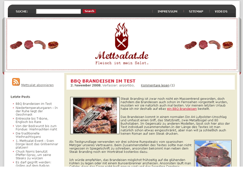 Mettsalat - Altes Layout