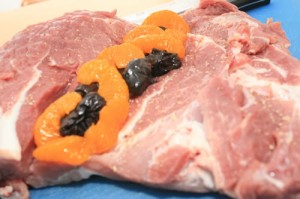 Schweinebraten mit Fuellung Schweinebraten mit Fuellung
