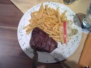 Das 300 g Steak